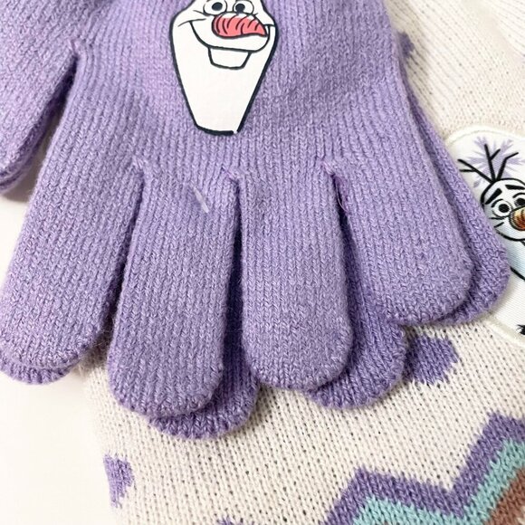 Disney Frozen Kids Gloves and Hat Size 4-6X - Picture 12 of 14